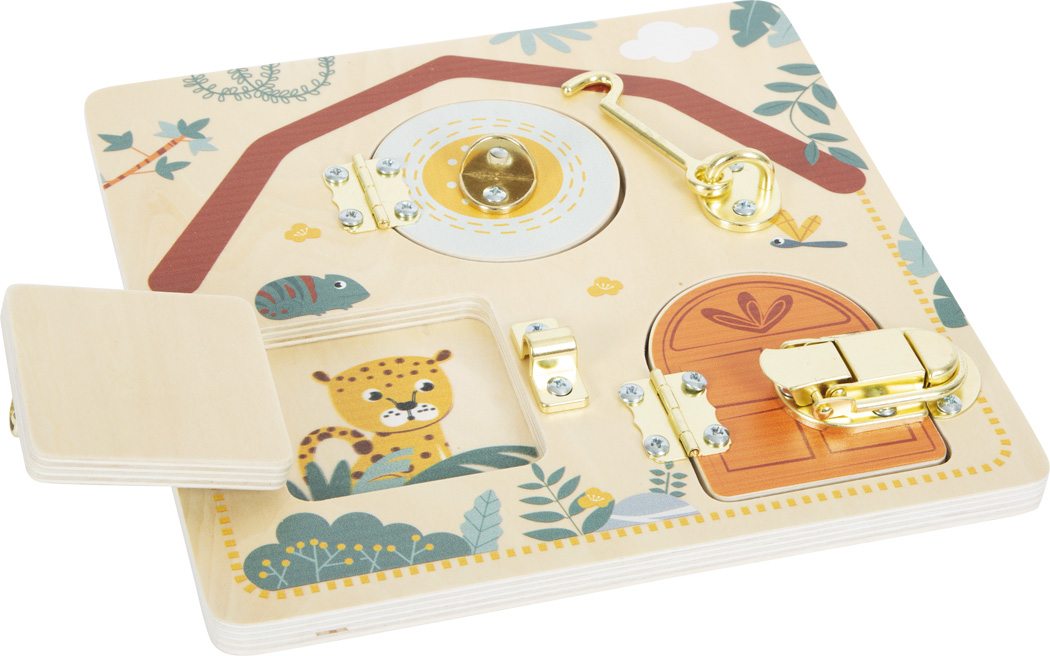 Planche de motricité Safari pour enfants Jouets en bois small foot