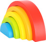 Spielzeug-Regenbogen aus Holz für Kinder