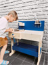 Workbench for Children, Blue with Accessories