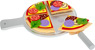 Pizza of fabric with Plate
