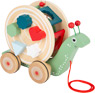 Spielzeug Schnecke aus Holz für Kleinkinder