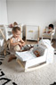 Cama mecedora para muñecas &quot;Little Button&quot;