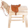 Wooden Horse Saddle and Bridle Set