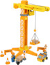 Crane with Construction Site Accessories