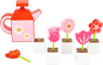 Flower Set with Watering Can