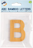 Lettres alphabet en bambou B