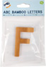 ABC Letras de Bambú F