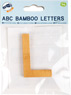 ABC Bamboo Letters L