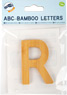 Lettera dell&#039;alfabeto in bambù R