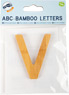 Lettera dell&#039;alfabeto in bambù V
