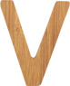Lettera dell&#039;alfabeto in bambù V