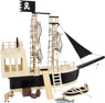 Schiff aus Holz für Piratenfiguren zum Spielen
