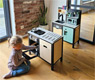 Industrial Play Kitchen with Kitchen Island