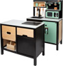 Cocina infantil industrial con isla