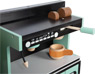 Cocina infantil industrial con isla