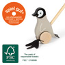 Animal para empujar Pingüino