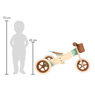 Balance Bike and Trike Maxi Caramel Brown