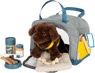 Dog with Carry Bag and Care Set