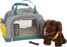 Dog with Carry Bag and Care Set