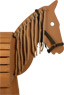 Cavallo di legno marrone