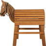 Cheval de bois marron