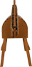 Cavallo di legno marrone