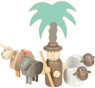 Wooden Manger Christmas Story Play Set