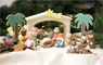 Wooden Manger Christmas Story Play Set