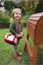 Horse Care Set with Bag red