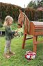 Horse Care Set with Bag red