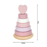 Stapelturm rosa