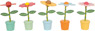 Display Figure a pressione &quot;Fiori&quot;