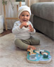 Puzzle con elementi da inserire 3D e con versi animali &quot;Safari&quot;