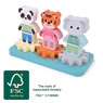 Stapelspiel mit Zahnrad „Jungle Friends“