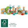 Holzbausteine „Jungle Friends“
