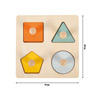 Puzzle de formas y motivos Montessori