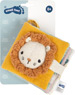 Baby toy touch and feel book made of fabric "Little Lion"