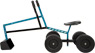 Escavatore con ruote blu