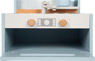 Children’s compact blue kitchen