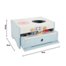 Children’s compact blue kitchen