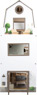 Doll’s house with a garden and dolls