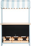 Compact blue shop