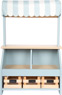 Compact blue shop