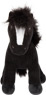 Plush toy horse with saddle and halter