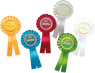 Bibi &amp; Tina tournament rosette set