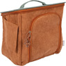 Horse toy set with a stable and accessories in the bag, brown