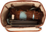 Horse toy set with a stable and accessories in the bag, brown