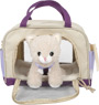Cat with a bag and care set purple