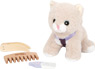 Cat with a bag and care set purple