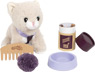 Cat with a bag and care set purple